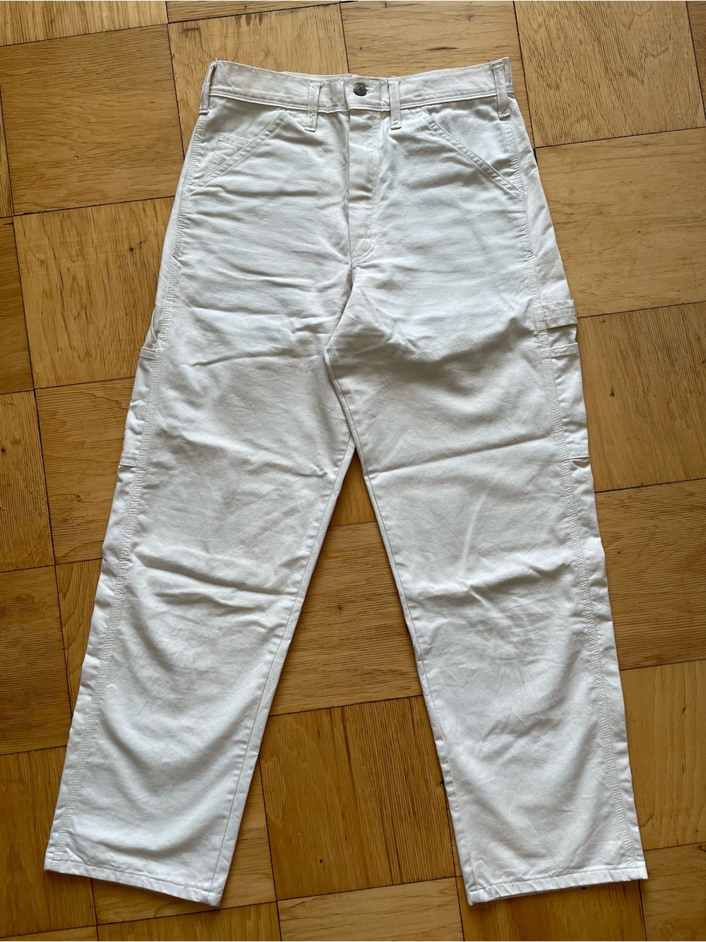 Natural White Stan Ray Painter Pants 31x32 MIUSA Men’s Carpenter 100% Cotton